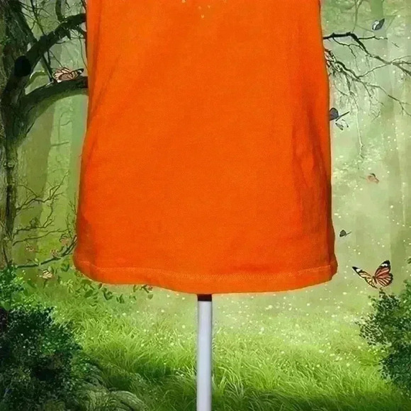 Harley-Davidson Orange Racerback Gem Tank - Picture 3 of 8